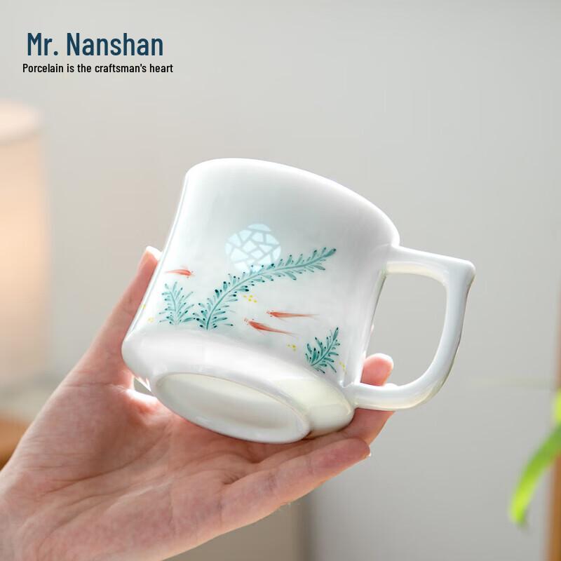 

Swimming Scales Hand-painted Ceramic Tea Mug