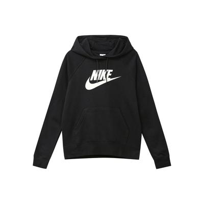 Essentiële Gebreide Pullover Hoodie Lange Mouw Sweatshirt Dames Tops Zwart BV4127-010