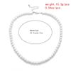 Simple Imitation-Pearl Beaded Short Choker Necklace for Men Trendy White Beaded Chains on Neck Accessories 2026 Fashion Jewelry