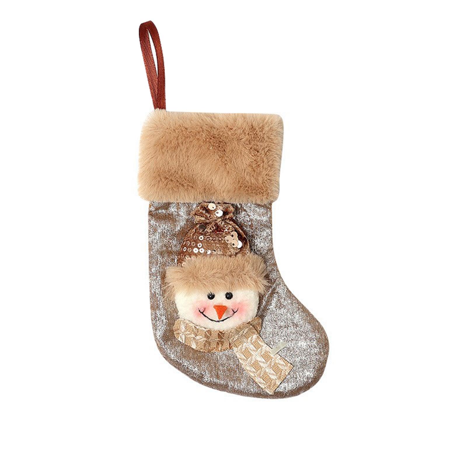 

Рождественские чулки, Рождественские украшения, Украшения для рождественской елки, Подарочные мешки Санты, Маленькие чулки. One Size