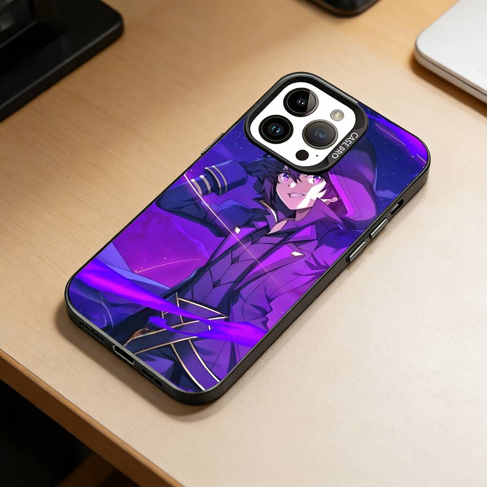 E- Eminence in Shadow Anime Phone Case For iPhone 17,16,15,14,13,12,11 Plus,Pro Max,XS,Colorful Silver Phone case Funda Cover