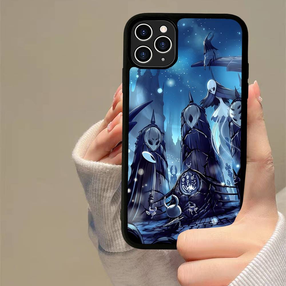 Popular Game H-Hollow K-Knight S-Silksong Phone Case For iPhone 17 16 Pro Max Air 13 12 Mini 14 15 Plus 11 PC+TPU Back Cover