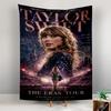 Tapiserie Taylor Swift Eras Tour Filmový plakát Městská světla Koncertní závěs na zeď pro milovníka popové hudby Dekorace pokoje