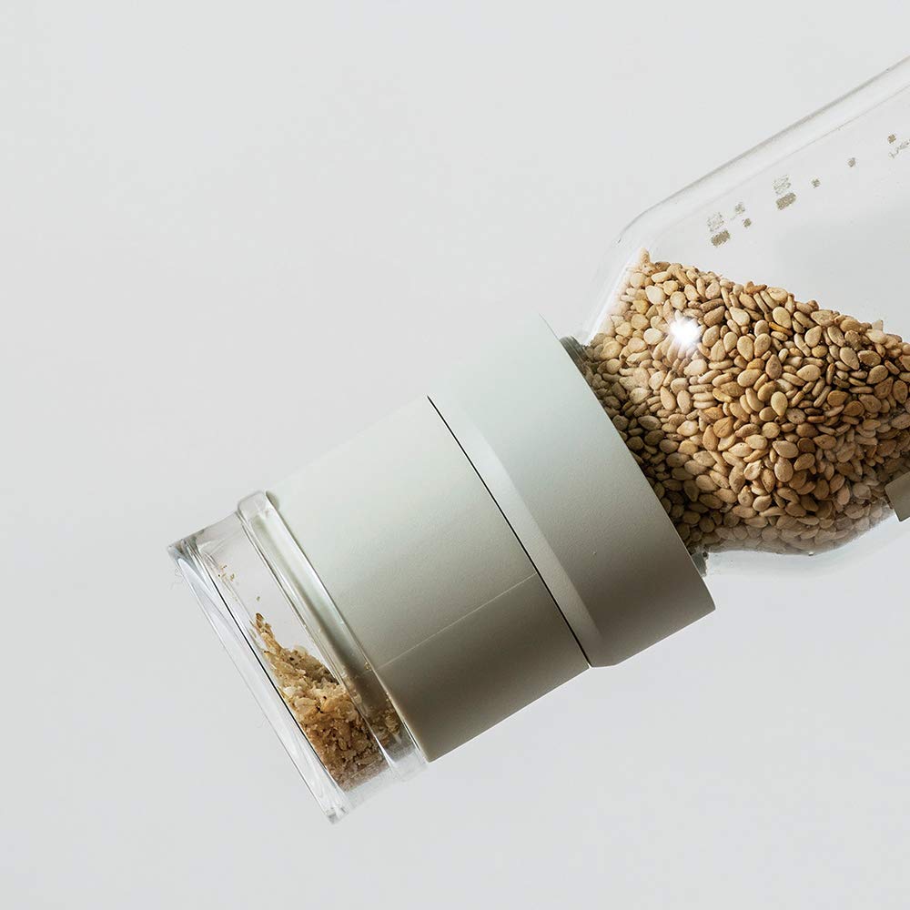 HARIO Spice Mill for 120ml Pale Sesame, Capacity, Gray, SMG-120-PGR
