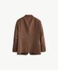 Stco [Summer] Two-Tone Textured Setup Jacket_Brown (Relaxed Fit)_Sejxb05Nsh