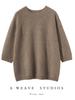 Cashmere Knit Five-Sleeve Women's Round Neck Short Sleeve Vest