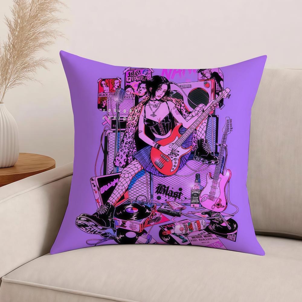 Anime NANA Pillow Case Office Cushions Suitable For Sofa Car Bedroom Decorative Cushion Cover