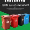 Large Commercial Outdoor Garbage Can with Lid