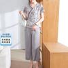 XUEXI Women's Chiffon Summer Blouse Set