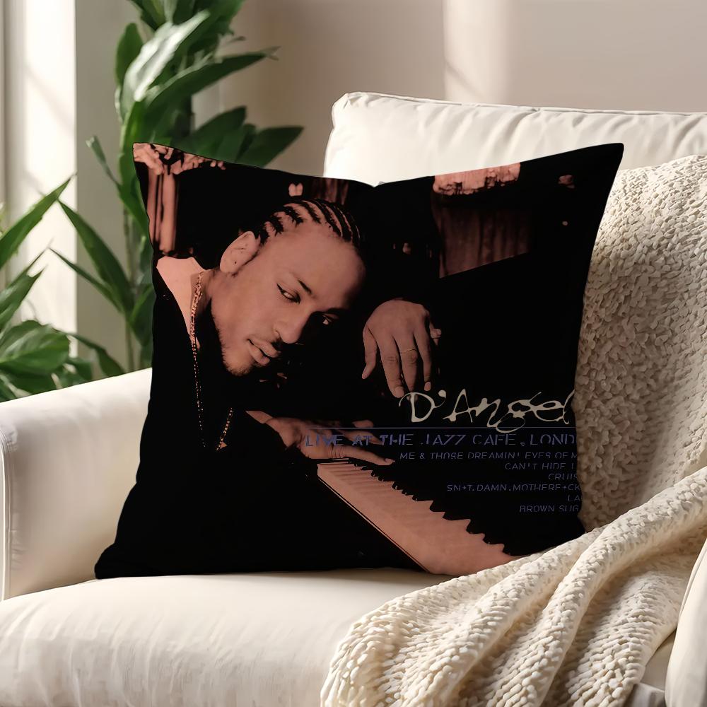 Singer D-Angelo Brown Sugar cushion cover For Pillow Sofa Printing Decoration Room Home Office Coffee Shop Car Nordic Simplicity