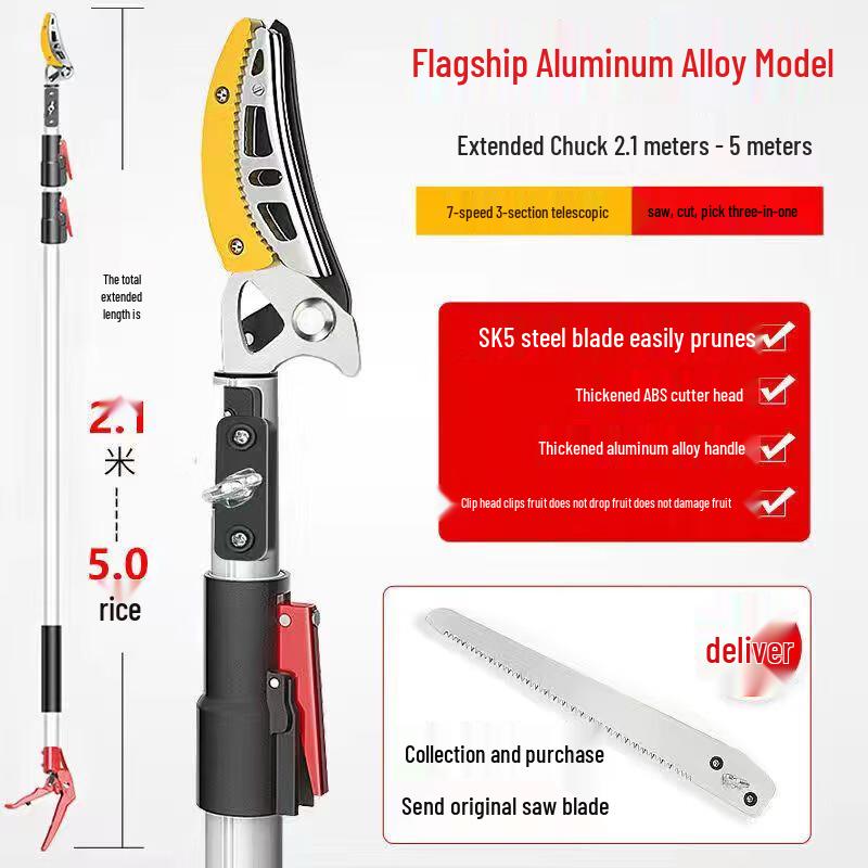 Fa Xian Qi Telescopic High-Branch Pruner & Fruit Picker