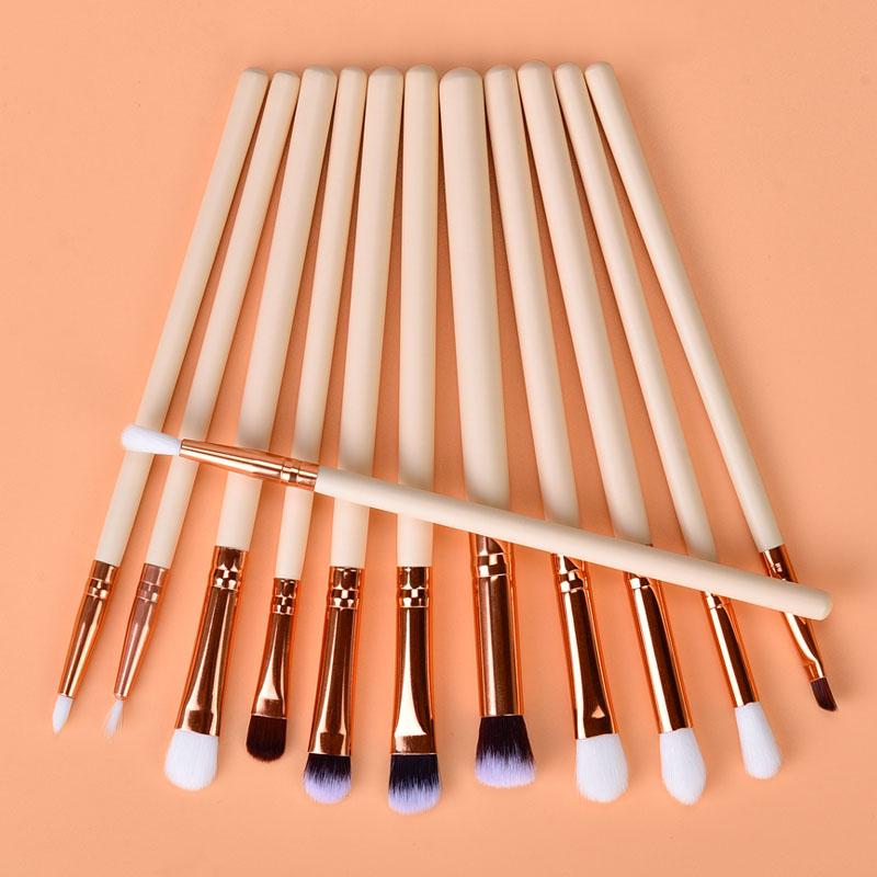 Eyeshadow Brush Set Professional 12pcs Makeup Brushes Eyebrow Eyeliner Lip Brush Make Up Cosmetic Beauty Tools
