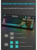 Panson K97 Dreifarbige leuchtende Gaming-Kabeltastatur - Mechanisches Gefühl für Desktop-Computer.