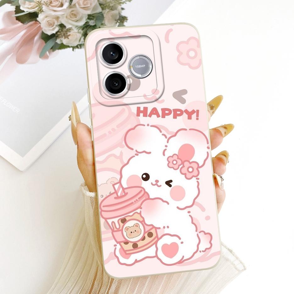 For Honor 600 Lite Case LNA-NX1 Cute Funny Cartoon Cover Shockproof Soft Silicone Case For Honor 500 Smart Honor600 Lite 5G Bags