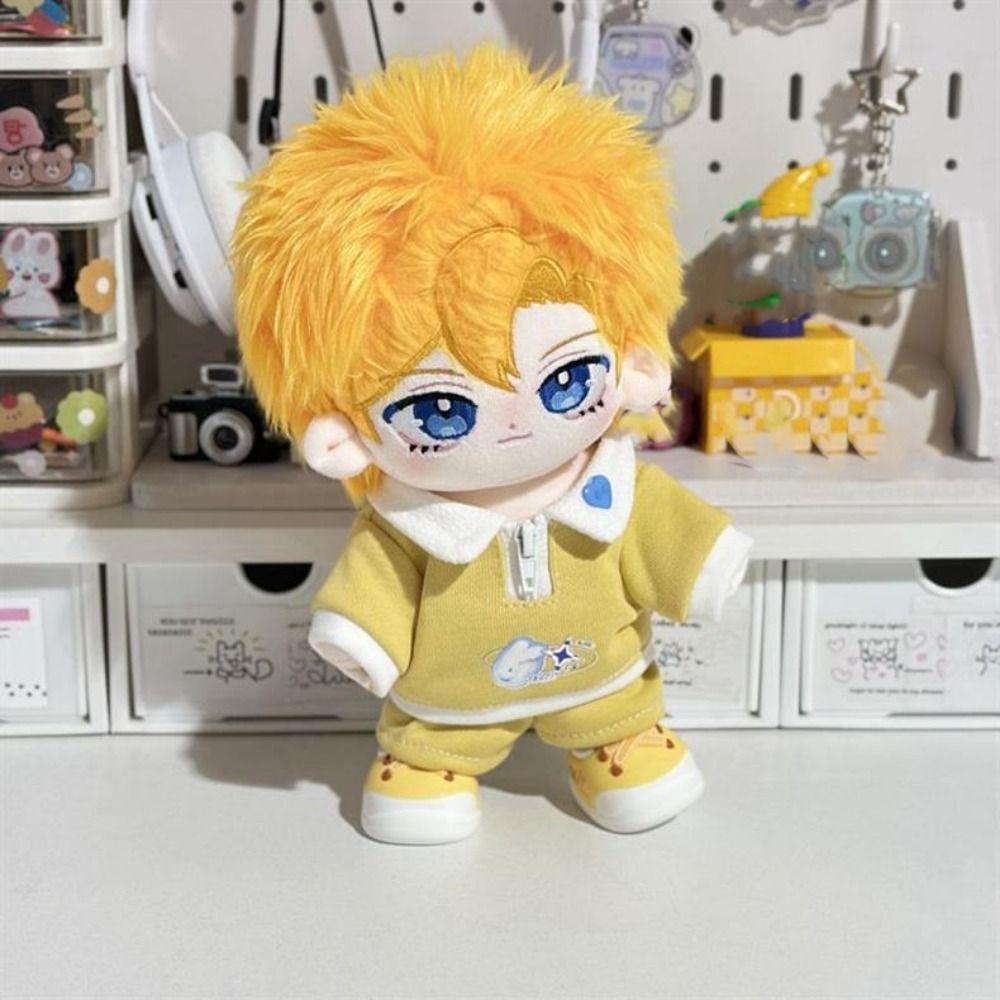 20cm Dolls Lapel Hoodies Set Multicolor Doll Replacement Outfit  Cotton Stuffed Doll