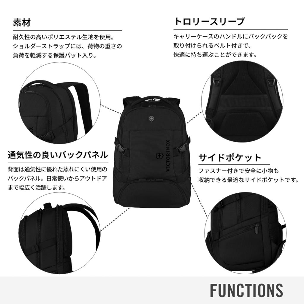 Victorinox Vx Sport EVO Deluxe Scarlet for and Use Backpack, Sage/Black, 611419, Business, Travel, PC/Tablet