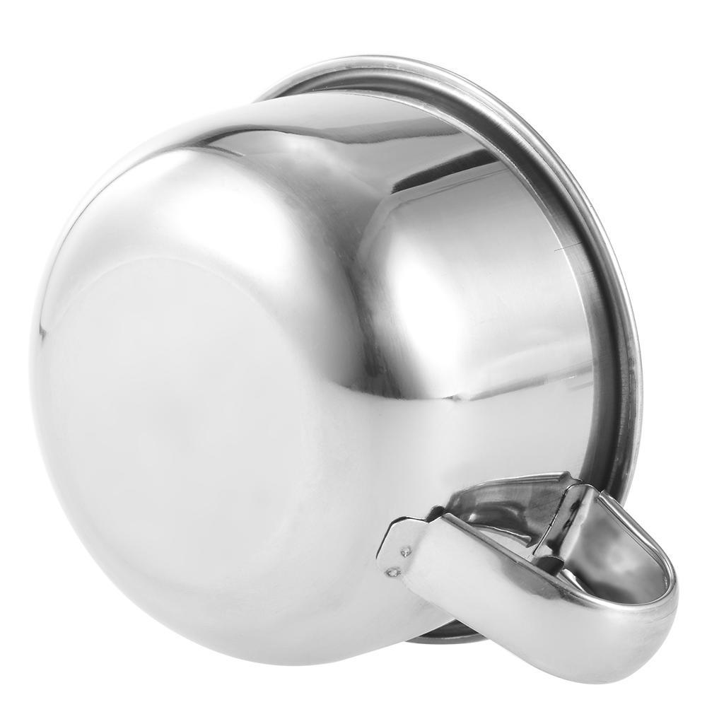 Rakborstskål Rostfritt stål Rakkräm Tvålskål Rakmugg Rengöring av manligt ansikte Tvålskål