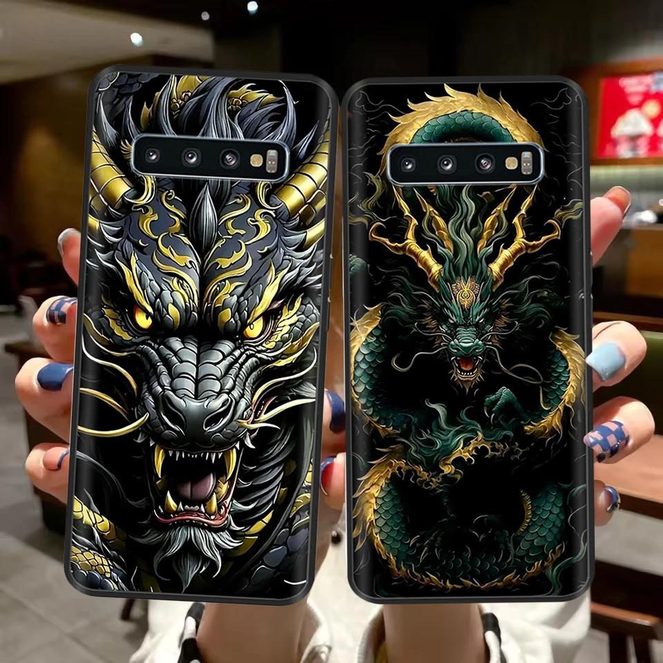 Pour Samsung Galaxy S10 Coque de Téléphone Silicone Liquide Doux Lisse Coques de Protection Complète Pour Samsung S10 Plus S10+ S 10 Housse Arrière