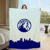 Minnesota Timberwolves Kuscheldecke Weich Gemütlich für Wohnzimmer Schlafzimmer Büro Perfektes Geburtstagsgeschenk für Kinder und Fans
