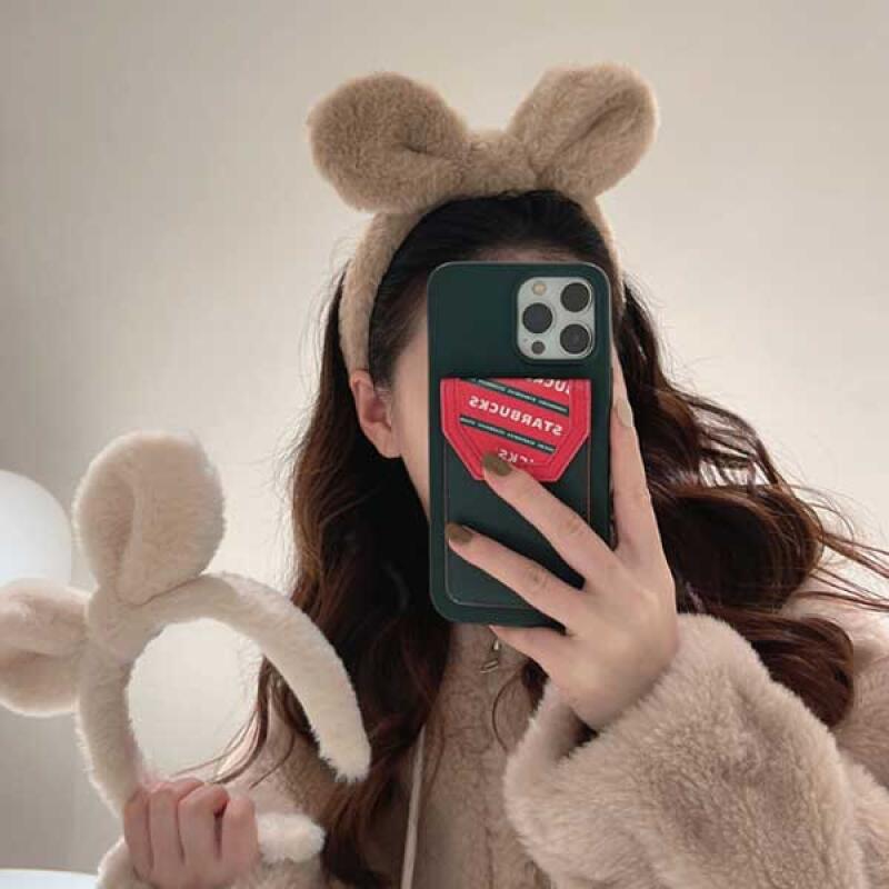 Rabbit headband wash hair band Rabbit Headband - White