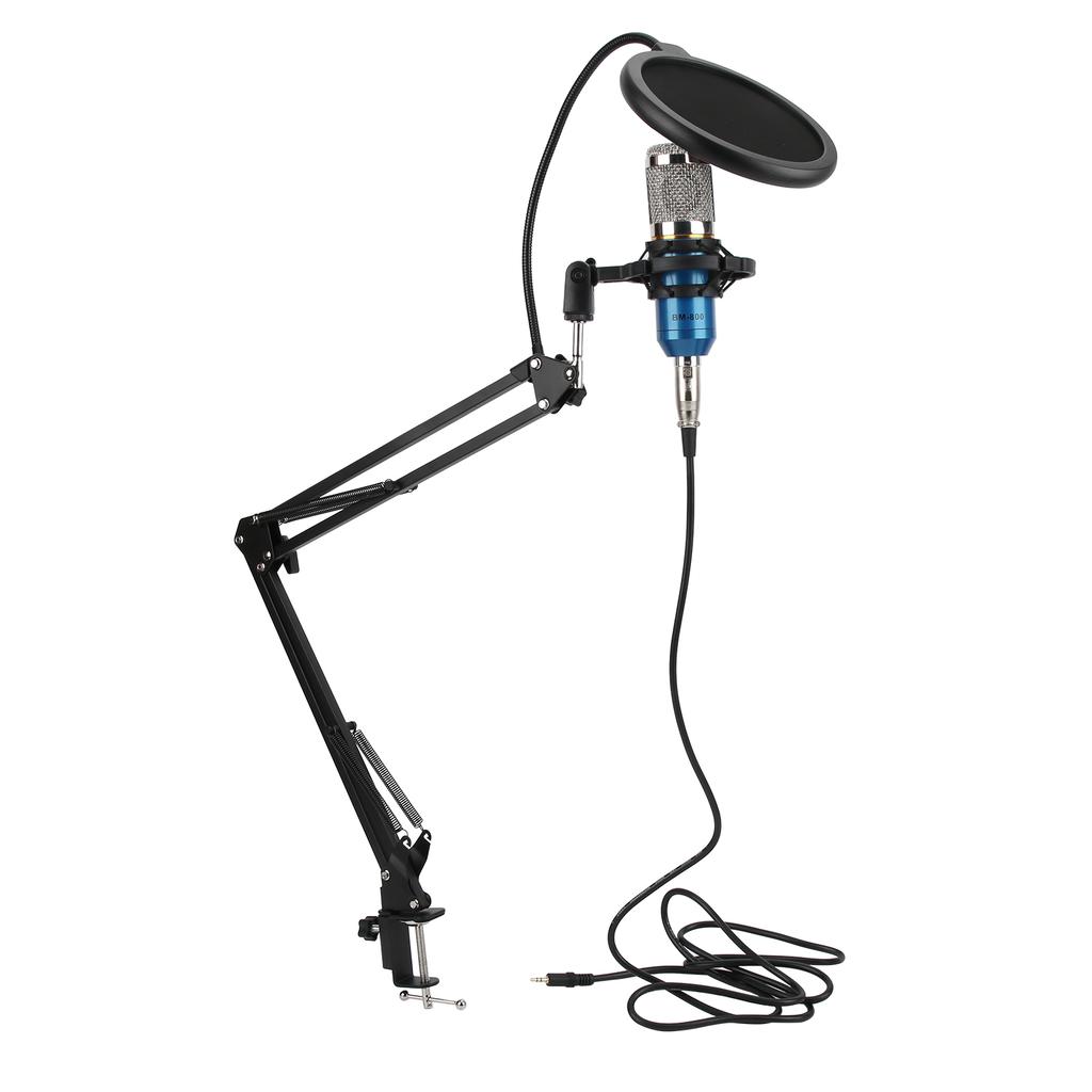 Condenser Microphone Kit USB with Flexible Arm BM800 for PC Desktop Notebook Computer