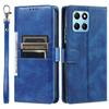 Cover for HONOR X8c,X8b Retro PU Leather Flip Wallet Phone Case Multi Card Slots