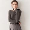 2025 Women's Seamless Cashmere Slim Fit Sweater - Autumn/Winter Knit, Skin-Friendly Round Neck