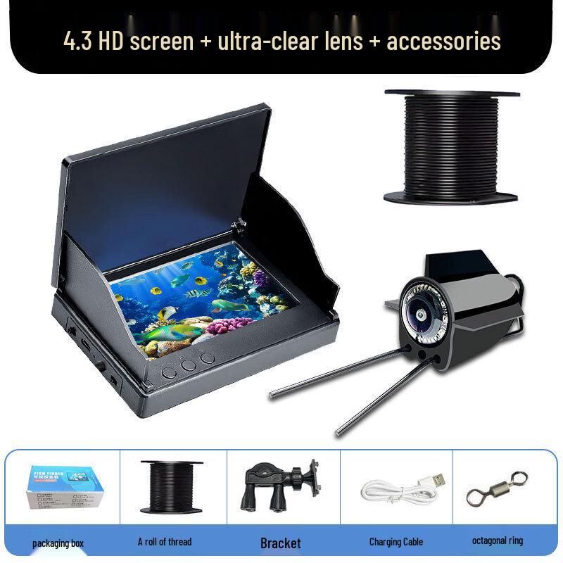 Wangfeng Ultra HD Waterproof Underwater Camera Fish Finder