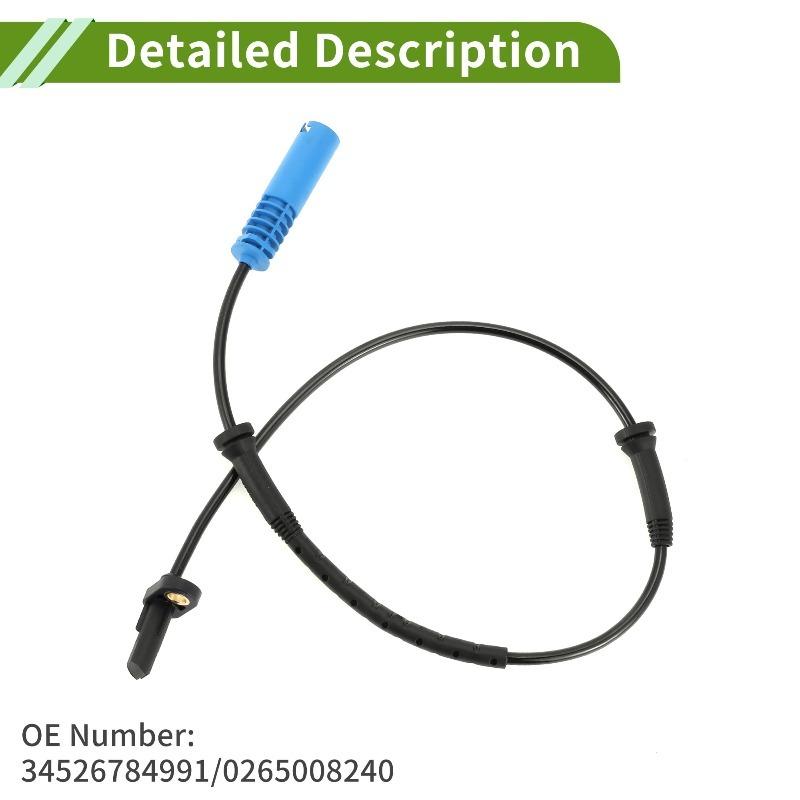 34526784991 Front Left/Right ABS Wheel Speed Sensor For BMW X1 E84 2.0L 2013-2015