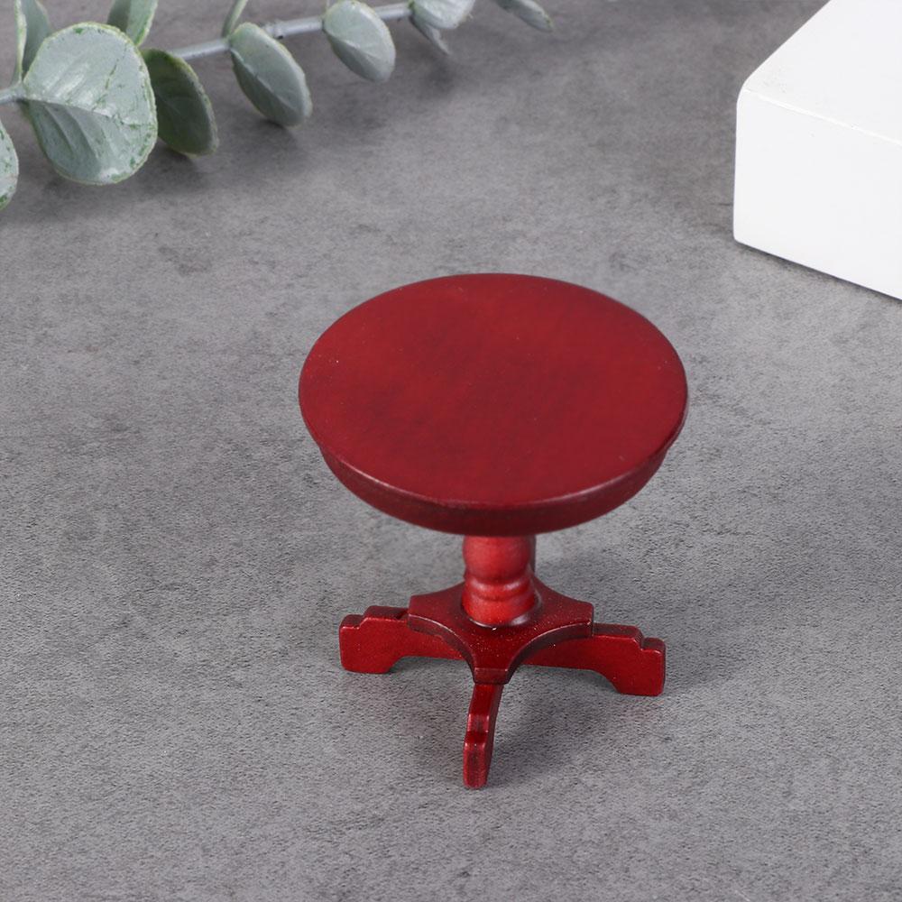 Simulace Konec Domeček pro panenky Dekorace Dřevěný Konferenční stolek Stůl Nábytek Hračky 1/12 Domeček pro panenky