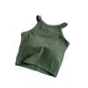 Strap Vest for Spring and Summer, Pure Cotton Back with Chest Cushion, Worn As A Base Layer, Sports Chest Wrap and Strapless Top for Women