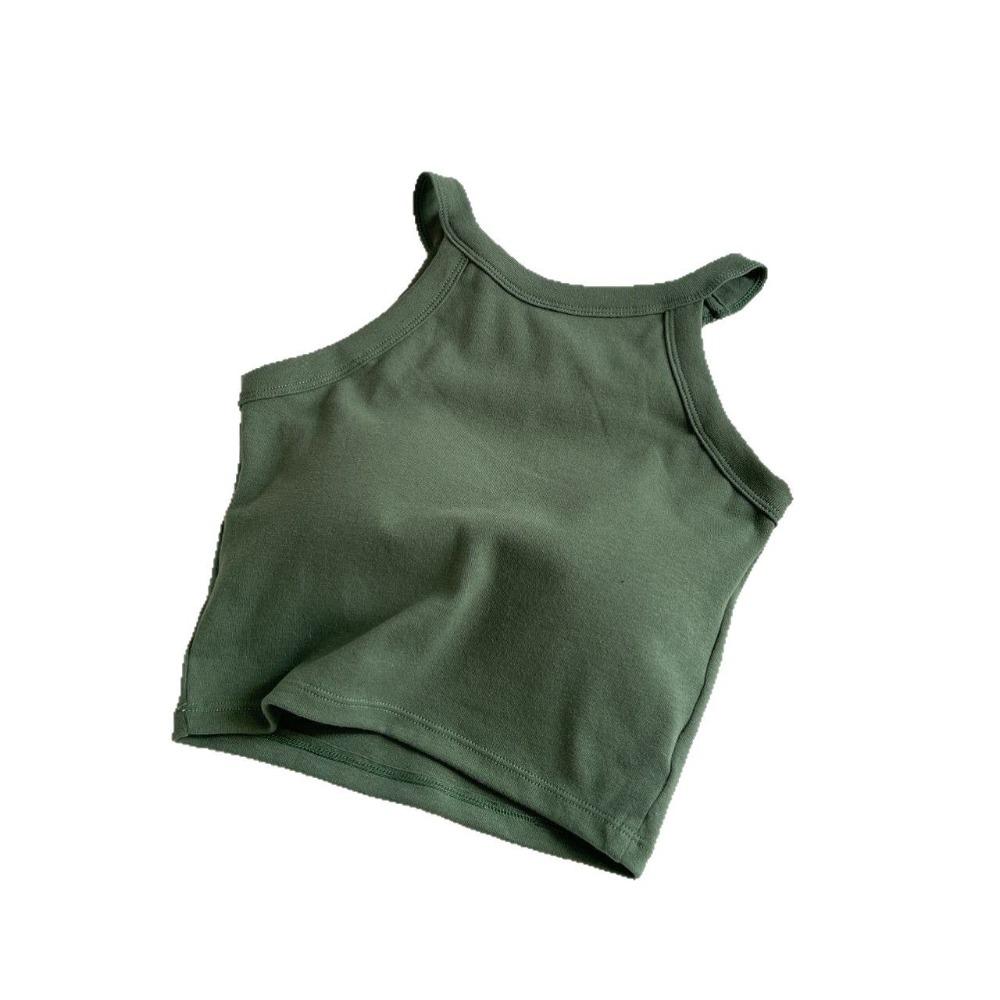 Strap Vest for Spring and Summer, Pure Cotton Back with Chest Cushion, Worn As A Base Layer, Sports Chest Wrap and Strapless Top for Women