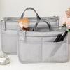 Versatile Travel Toiletry Bag with Double Zipper Opening Insert Bags Organizer
