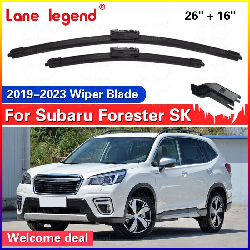 

2Pcs Front Wiper Blade For Subaru Forester SK Windshield Windscreen 26 +16 Car Accessories Subaru Forester