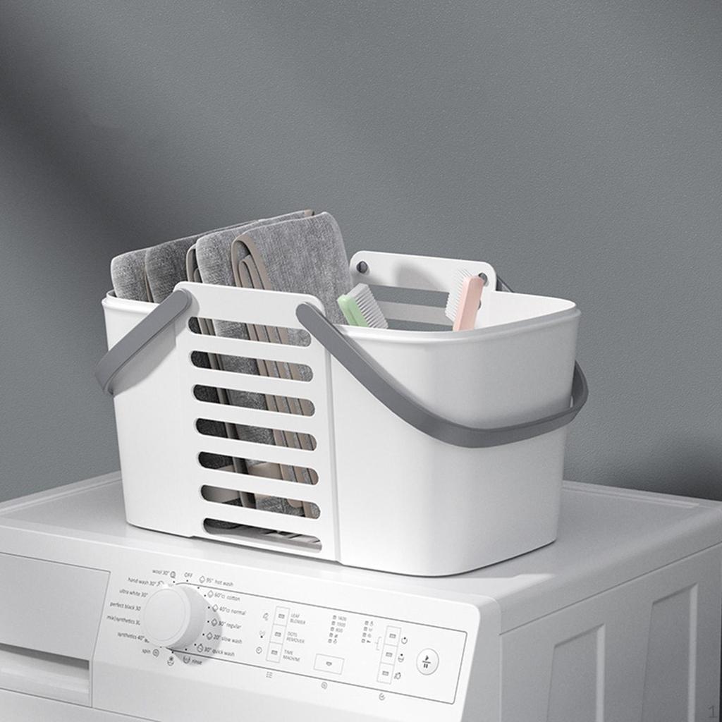 Φορητό Καλάθι Οργάνωσης για Ντους με Τρύπες Αποστράγγισης Κουζίνα και Μπάνιο