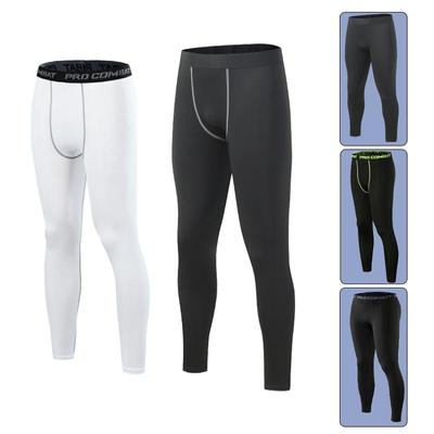 Men's Quick-Dry Breathable Compression Tights for Sports & Fitness