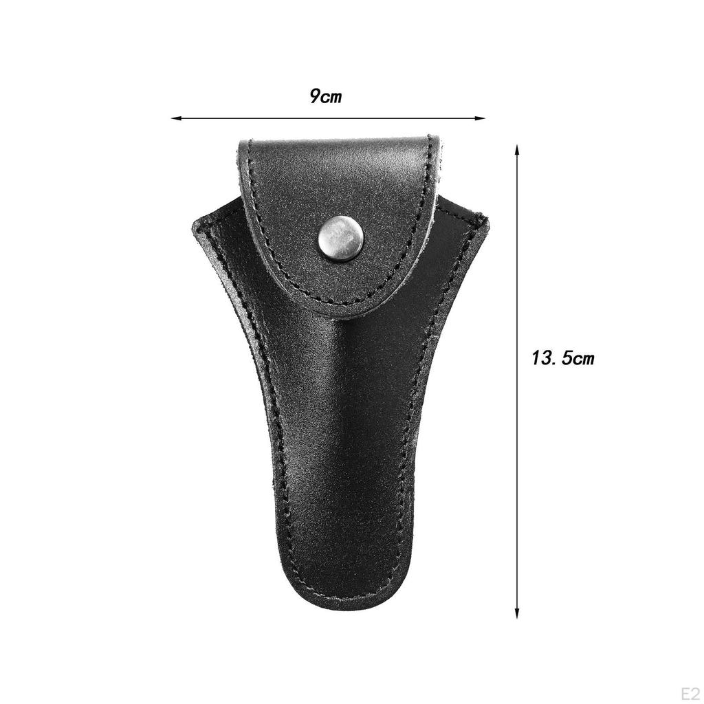 Mouthpiece Pouch Carrying Bag Shock Absorbing PU Pocket Buckle Closure Portable Saxophone