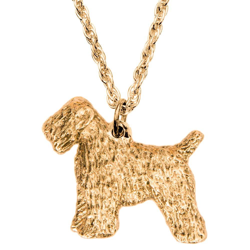 Soft-Coated Wheaten Terrier, Made in England, Art Dog Pendant Necklace Collection