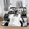 Printed Blanket Picnic Blankets Alex Turner Arctic Monkeys Rock Band Warm Blanket Soft and Comfortable Home Travel Birthday Gift