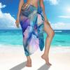 Modern Floral Beach Towel Bath Sheet, Quick Dry Microfiber Super Absorbent for Pool Spa