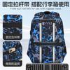 School Bag For Elementary School Students Solid Color Graffiti Large Capacity Children Backpack 3Pcs Set Backpack