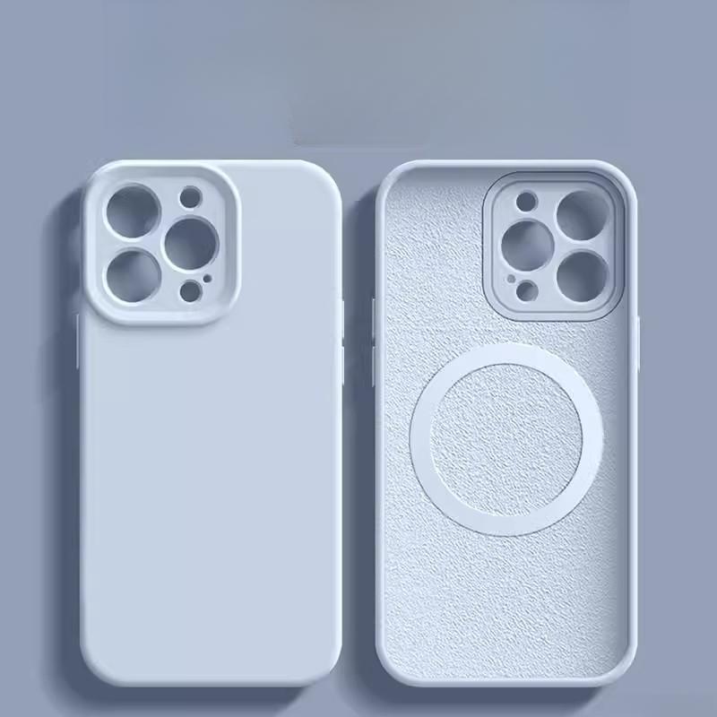 

Подходит для чехла для мобильного телефона iPhone16ProMax, магнитная зарядка с анимацией, Apple 15, жидкий силикон, 14, противоударный защитный чехол iPhone13proMax