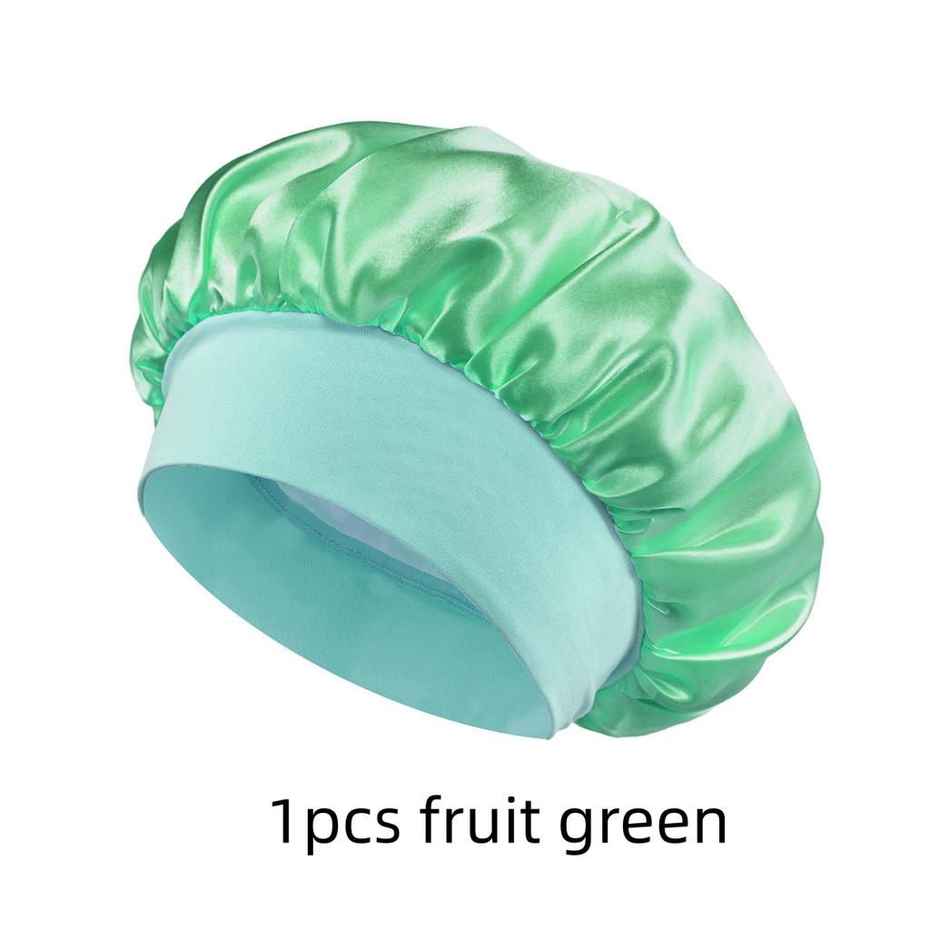 1/3/5/10pcs mix Satin Bonnet Silk Hair Bonnet for Sleeping Sleep Bonnets for Women Large Wide Soft Band Sleep Cap for Curly Hair