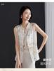 New Chinese Style Printed Vest Jacket for Women