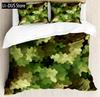 Camouflage Duvet Cover Set Abstract Soft Colors Pattern Decorative 3 Piece Bedding Set with 2 Pillow Sham Twin King Full Size