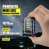 Protable Bright Powerful Torch Light LED Multifunctional with Cap Clip Tail Magnt Work Light EDC Mini Keychain Flashlight