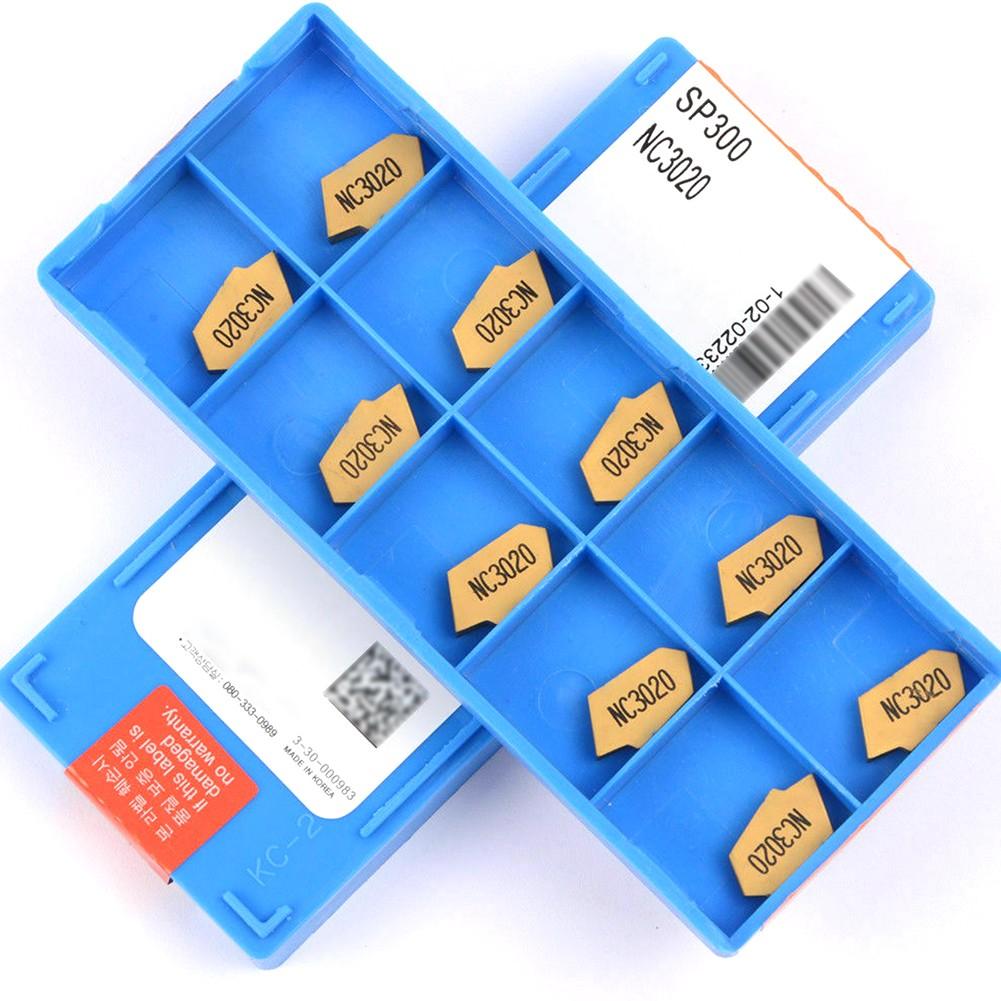 Grooving Insert Carbid Insert 10PCS 3mm Wide Grooving Cut-Off