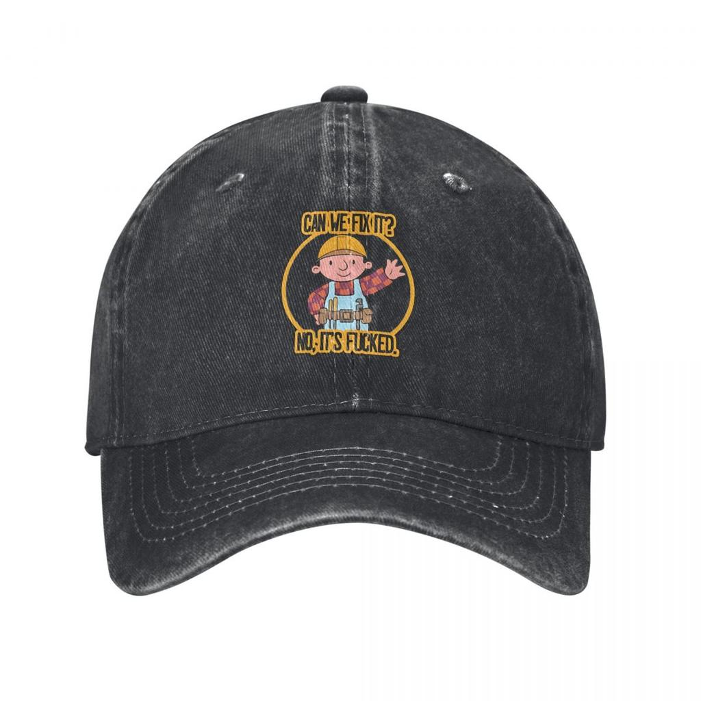 Bob The Builder And Friends Unisex Women Baseball Caps Distressed Denim Caps Hat Retro Outdoor Summer Snapback Cap