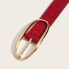 Fashionable Retro Belt For Women, 2025 New Design Sense, Minority Red Belt With Jeans Belt