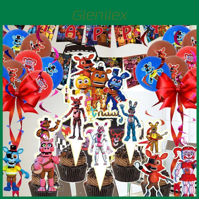Colorful Five Nights At Freddy's Cupcake Toppers For Fun-filled Birthday Events